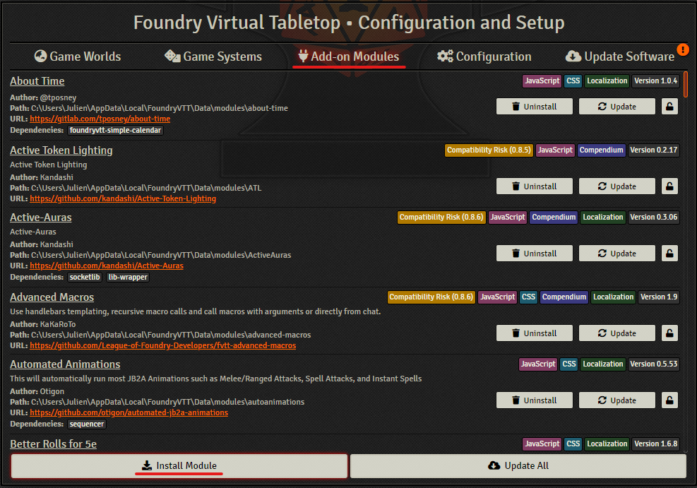 Foundry Install Module Img